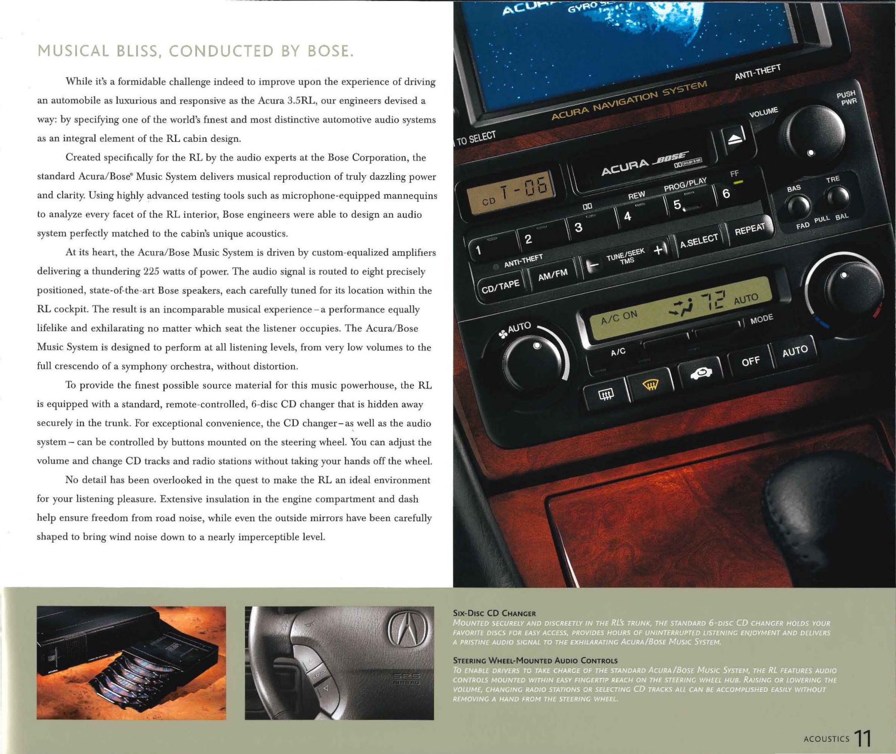 2002 Acura RL Brochure Page 2